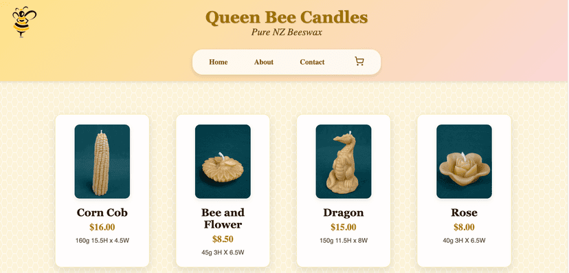 Queen Bee Candles screenshot